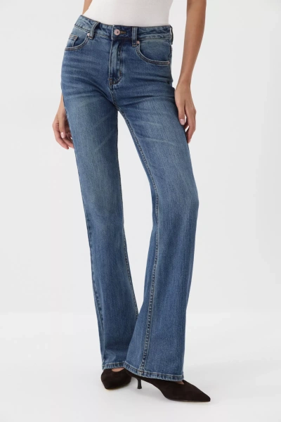 Джинсы Boot Cut (винтажный синий с тинтом) (L) 