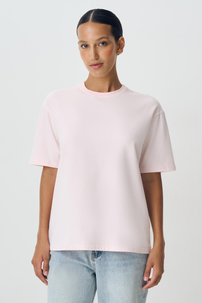 Футболка с PEACH EFFECT (розовый) (XS/S)