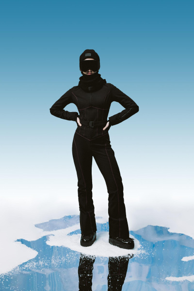 Маска горнолыжная BLACK CONTRASTS (one size, черный)