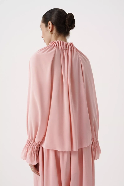 Блуза из шифона (розовый коралл) (M/L) 