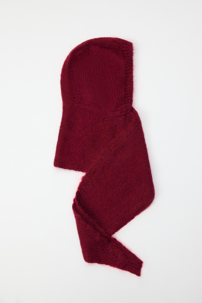 Косынка из шерсти мериноса (Винный) (one size)