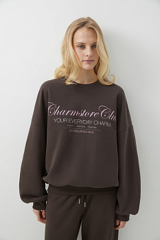 Свитшот Charmstore Club (коричневый)