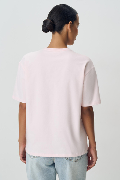 Футболка с PEACH EFFECT (розовый) (XS/S)