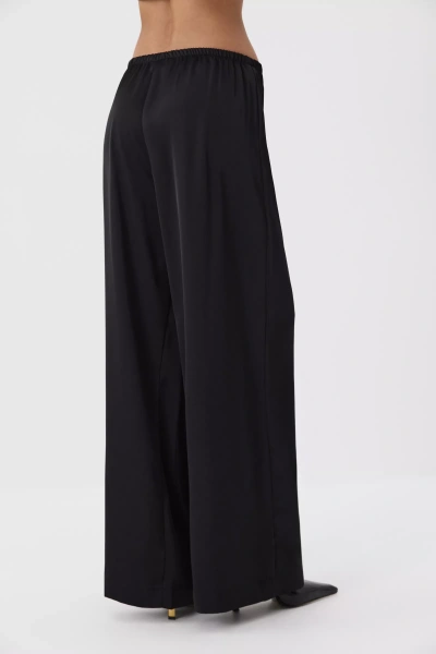 Брюки из сатина (черный) (M/L) 