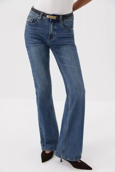 Джинсы Boot Cut (винтажный синий с тинтом) (L) 