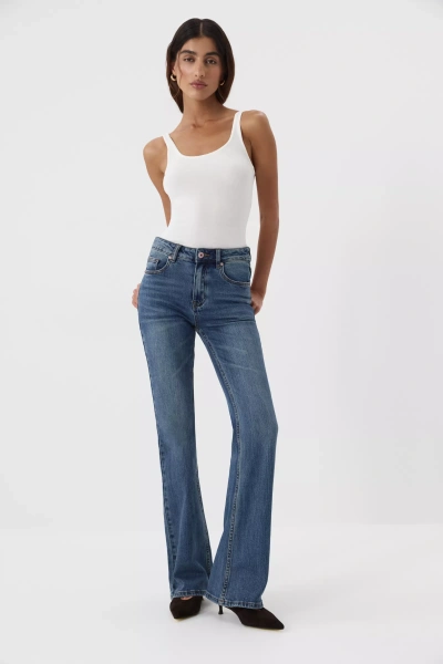 Джинсы Boot Cut (винтажный синий с тинтом) (L) 