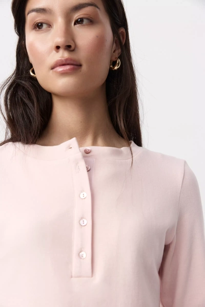 Лонгслив из хлопка (розовый) (M/L) 